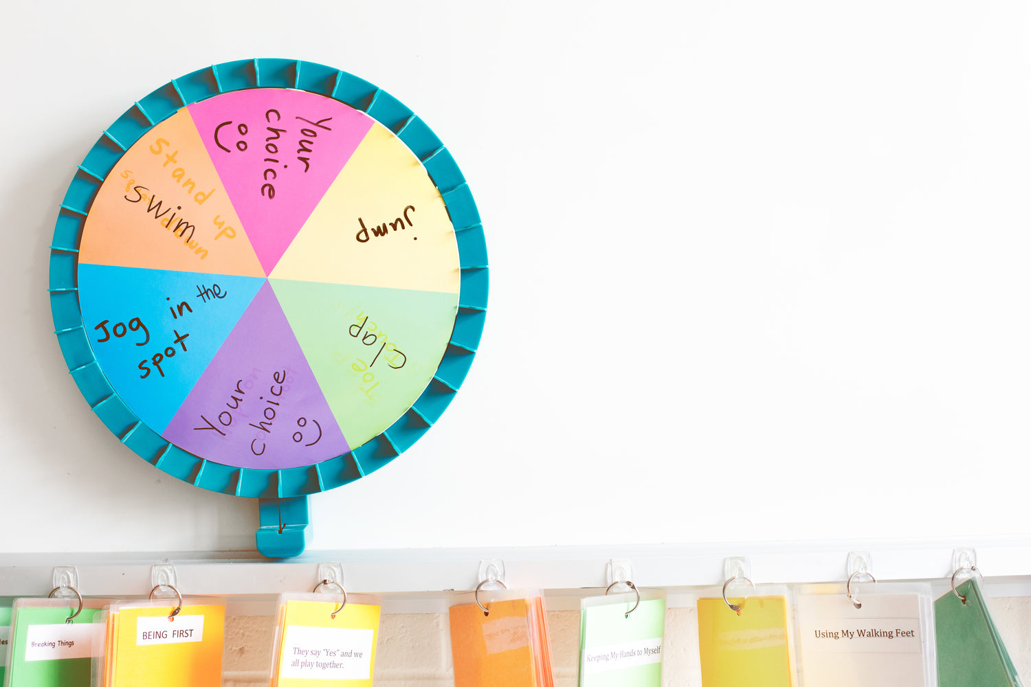 Elementary school activity wall